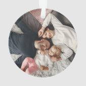 Onze Eerste Wereldwijde Pandemie Samen Kerst Foto Ornament (achterkant)