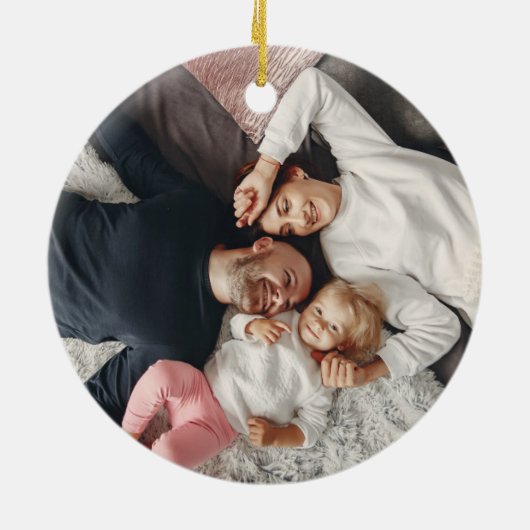 Onze Eerste Wereldwijde Pandemische Kerstvakantie  Keramisch Ornament (Achterkant)