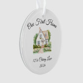Onze Eerste Woondecoratie, Kerstversiering Ornament (voorkant)