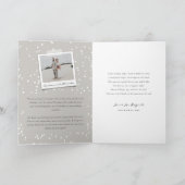 Onze eerste zeer gehuwde Kerstman Mr & Mrs Wedding Feestdagen Kaart (Binnen)