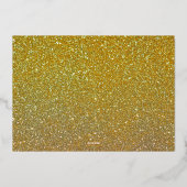 Onze eerste zeer gehuwde Kerstman Mr & Mrs Wedding Folie Uitnodiging (Achterkant)