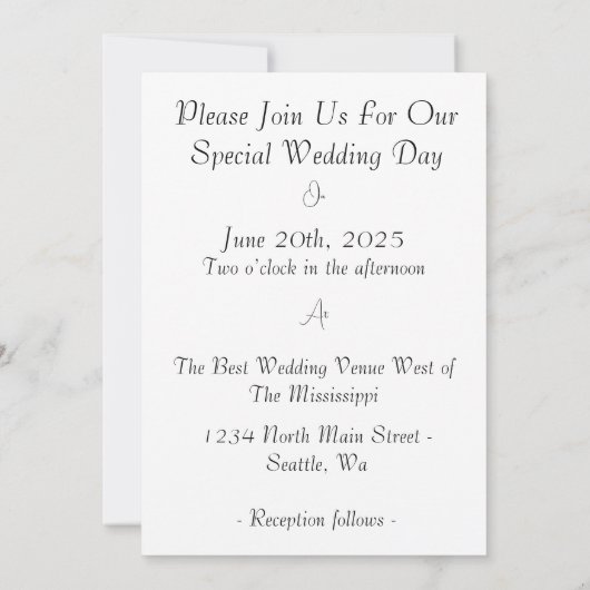 Onze eeuwige liefde kaart (Achterkant)