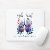 Onze eigen adem spreekt zijn naam YHWH Christelijk Muismat (Met muis)