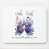 Onze eigen adem spreekt zijn naam YHWH Christelijk Muismat (Voorkant)