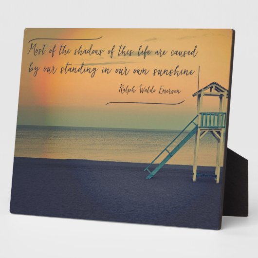 Onze eigen zonneschijn fotoplaat (Zijkant)