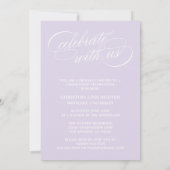 ONZE ELEGANTE SCRIPT GRAD | AFSTUDEERUITNODIGING KAART (Achterkant)