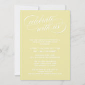 ONZE ELEGANTE SCRIPT GRAD | AFSTUDEERUITNODIGING KAART (Achterkant)