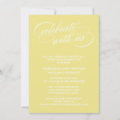 ONZE ELEGANTE SCRIPT GRAD | AFSTUDEERUITNODIGING KAART (Achterkant)