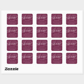 ONZE ELEGANTE SCRIPT GRAD | BEDANKT STICKER (Vel)