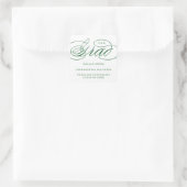ONZE ELEGANTE SCRIPT GRAD | BEDANKT STICKER (Tas)