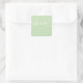 ONZE ELEGANTE SCRIPT GRAD | BEDANKT STICKER (Tas)