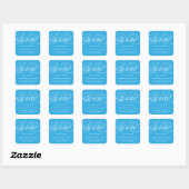 ONZE ELEGANTE SCRIPT GRAD | BEDANKT STICKER (Vel)