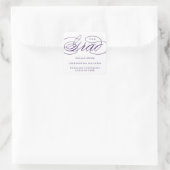 ONZE ELEGANTE SCRIPT GRAD | BEDANKT STICKER (Tas)