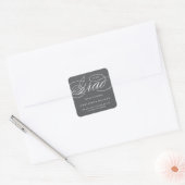 ONZE ELEGANTE SCRIPTIE GRAD | BEDANKT STICKER (Envelop)