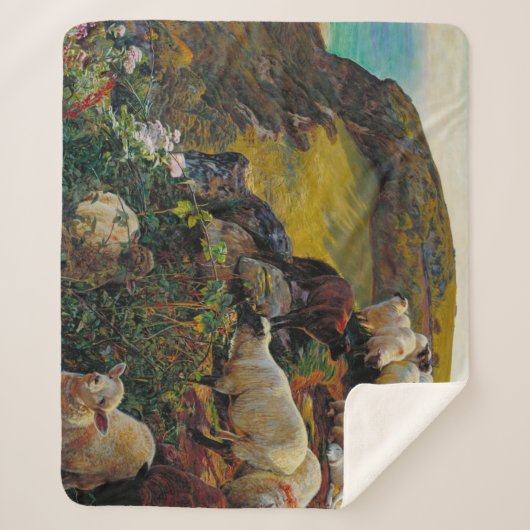 Onze Engelse kusten of Strayed Sheep William Holma Sherpa Deken (Voorkant)