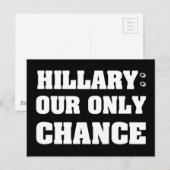 Onze enige kans briefkaart (Voorkant / Achterkant)