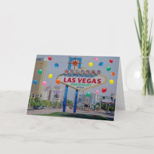 Onze Fabulous Las Vegas Jubileum Kaart