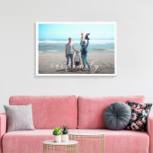 Onze Familie Aangepaste Foto Canvas Afdruk (Insitu (Woonkamer))