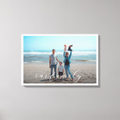 Onze Familie Foto op Canvas Afdruk (Voorkant)