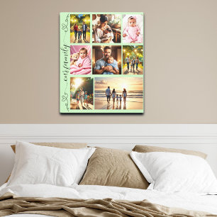 Onze familie Fotocollage Schattigee Doodle Hearts Poster