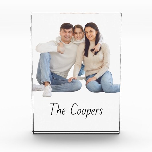 Onze familie geeft ideeën voor de verjaardag van K Fotoblokken (Voorkant)