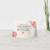 Onze familie groeit met 2 kleine Ultrageluiden van Kaart (Voorkant)