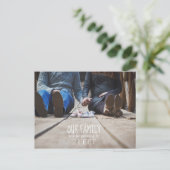 Onze familie groeit met een 2-inch postkaart (Staand voorkant)