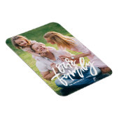 Onze familie handgeschreven script  magneet (Rechterzijde)