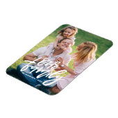 Onze familie handgeschreven script  magneet (Linkerzijde)