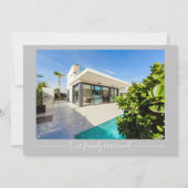 Onze familie heeft Chic Grey foto van Custom House Aankondiging (Voorkant)