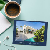 Onze familie heeft Custom House Photo Navy Blue ve Aankondiging