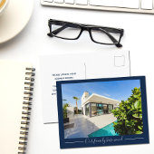 Onze familie heeft Custom House Photo Navy Blue ve Briefkaart
