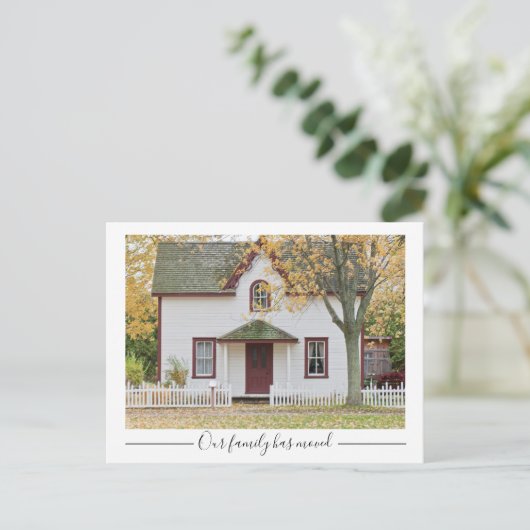 Onze familie heeft de foto van het Huis van de Dou Briefkaart (Staand voorkant)