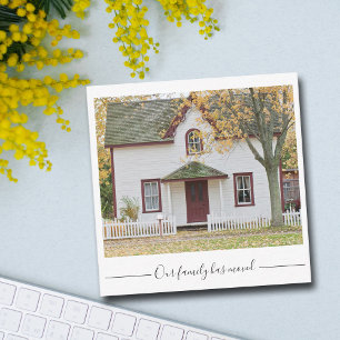Onze familie heeft de foto van het Huis van de Dou Notitiekaartje