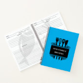 Onze familie heeft het recept voor bankkoken notitieboek (Binnen)