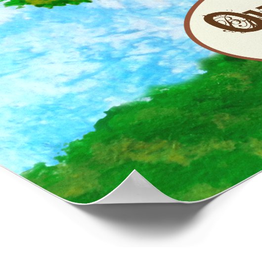 Onze familie heeft twee kinderen poster (Hoek)