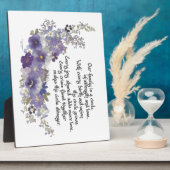 Onze familie is een Cirkel Fotoplaat (Zijkant)