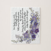 Onze familie is een Cirkel Legpuzzel (Verticaal)