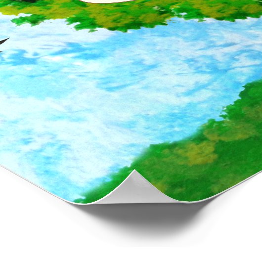 Onze familie is vier kinderen poster (Hoek)