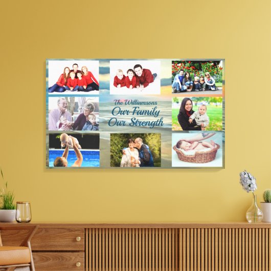 Onze familie Onze liefde 0735 Art Canvas Afdruk (Insitu (Woonkamer))