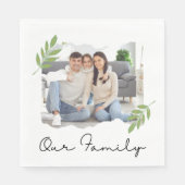 Onze familie papieren servet (Voorkant)