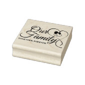 Onze familie rubberstempel (Stempel)