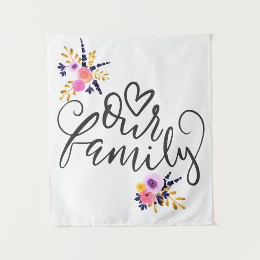 Onze familie wandkleed (Voorkant)