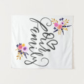 Onze familie wandkleed (Voorkant (horizontaal))