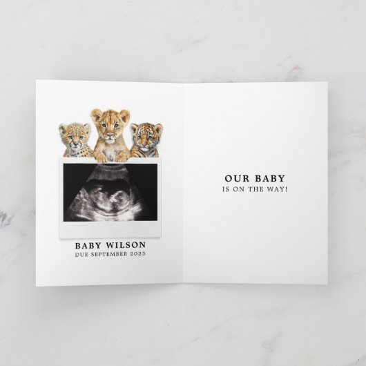 Onze familie wordt wilder, zoöloog, aanstaande oud kaart (Binnen)