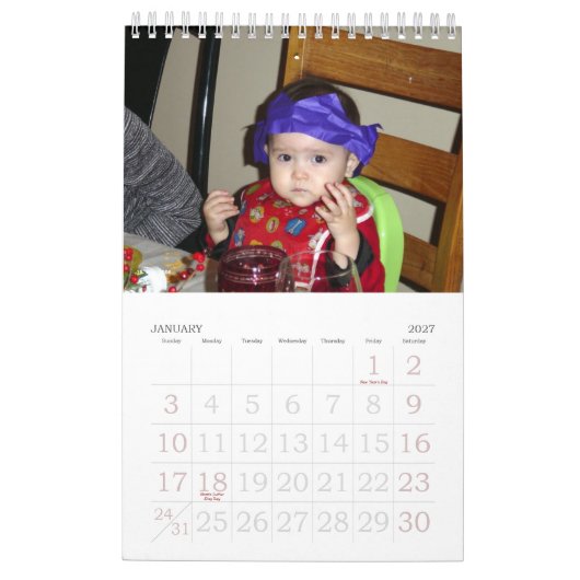 Onze familiekalender kalender (Jan 2027)