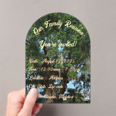 Onze Familiereünie, Acryl uitnodiging (Insitu (Draagbaar))