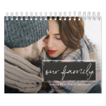 Onze Family Script Fotokalender