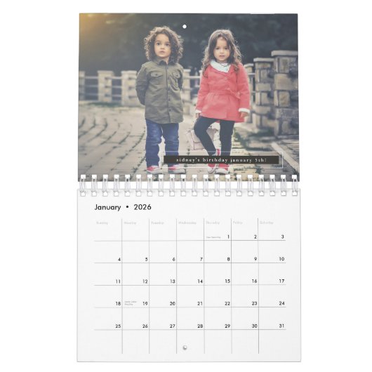 Onze Family Script Fotokalender Kalender (Jan 2026)
