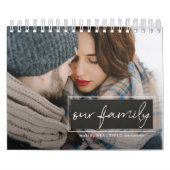 Onze Family Script Fotokalender Kalender (Hoes)